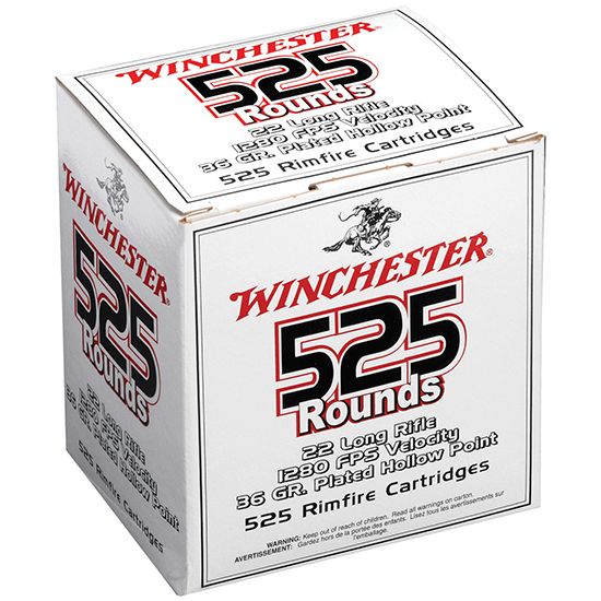 WIN 22LR 36GR COPPER HP 525/10 - Ammunition